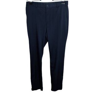 Nike Dri-fit Men's Golf Pants 32x32 Navy Standard Fit Stretch Sporty Logo Active